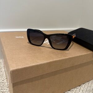 CHANEL Black Sunglasses